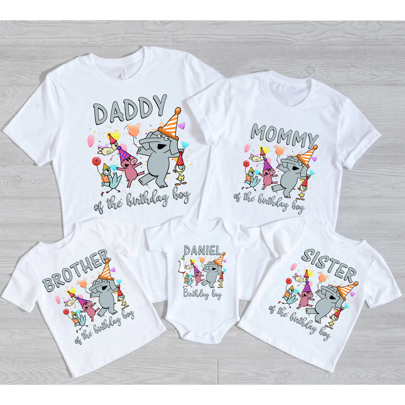 Elephant And Piggie Birthday Shirt, Elephant And Piggie Party Birthday Tee, Elephant And Piggie Matching Family Shirt.jpg
