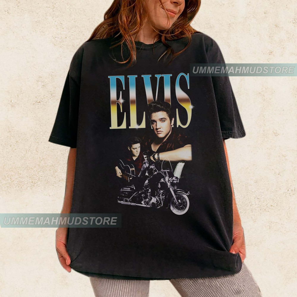 Elvis Presley Vintage 90s Shirt, Elvis Presley Sweatshirt, King of Rock and Roll Shirt, Gift For Him and Her.jpg