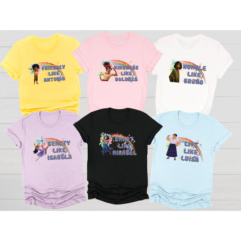 Encanto Family Matching Shirt, The Madrigal Family, Encanto Characters, Encanto Group Matching, Encanto Birthday Shirt, Disney Encanto Shirt.jpg