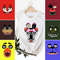 Five Nights at Freddy Face Characters Group Shirt, Freddy, Glamrock Chica, Vanny, Nightmare Animatronics, Halloween Costumes.jpg