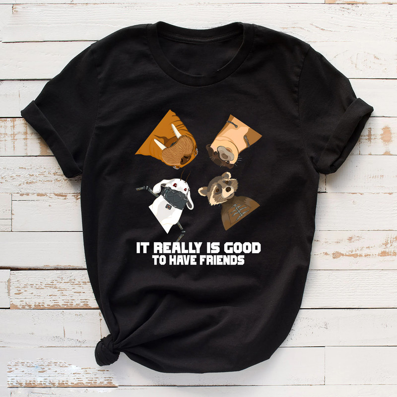 Guardian of the Galaxy Lylla Rocket Floor Teefs It really Is Good to have Friend Tee, Lylla Rocket Floor Teefs Guardian 3.jpg