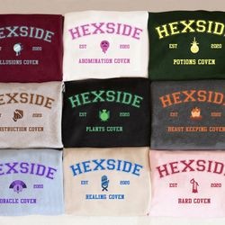 hexside school of magic shirts, the owl house characters shirt, owl house friends group sh
