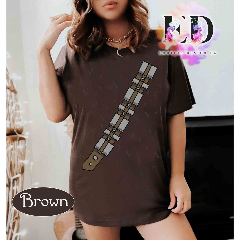 Chewbacca Chewie Cosplay Halloween Party Shirt, Funny Star Wars Costume Tee, Galaxy's Edge Spooky Season Family Vacation Holiday Gift.jpg