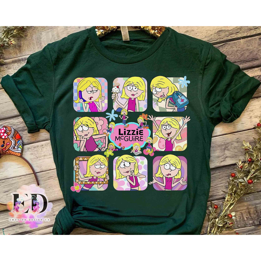 Cute Emotions Of Lizzie McGuire Retro T-Shirt, This Is What Dreams Are Made Of Tee, Magic Kingdom Disneyland Family Vacation Holiday Gift.jpg