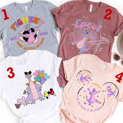 cute figment one little spark disney epcot snack drinking around the world shirt, wdw unis