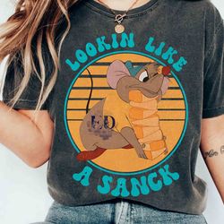 cute gus mouse looking like a snack retro t-shirt, disney cinderella princess vintage matc