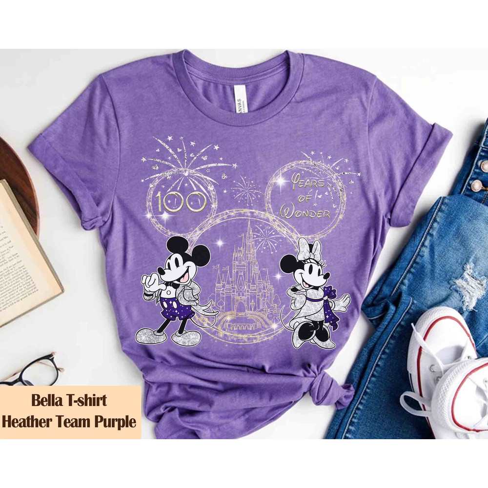 Disney 100 Years Of Wonder Retro Mickey Mouse and Friends Shirt, Magic Kingdom WDW Unisex T-shirt Family Birthday Gift Adult Kid Toddler Tee.jpg