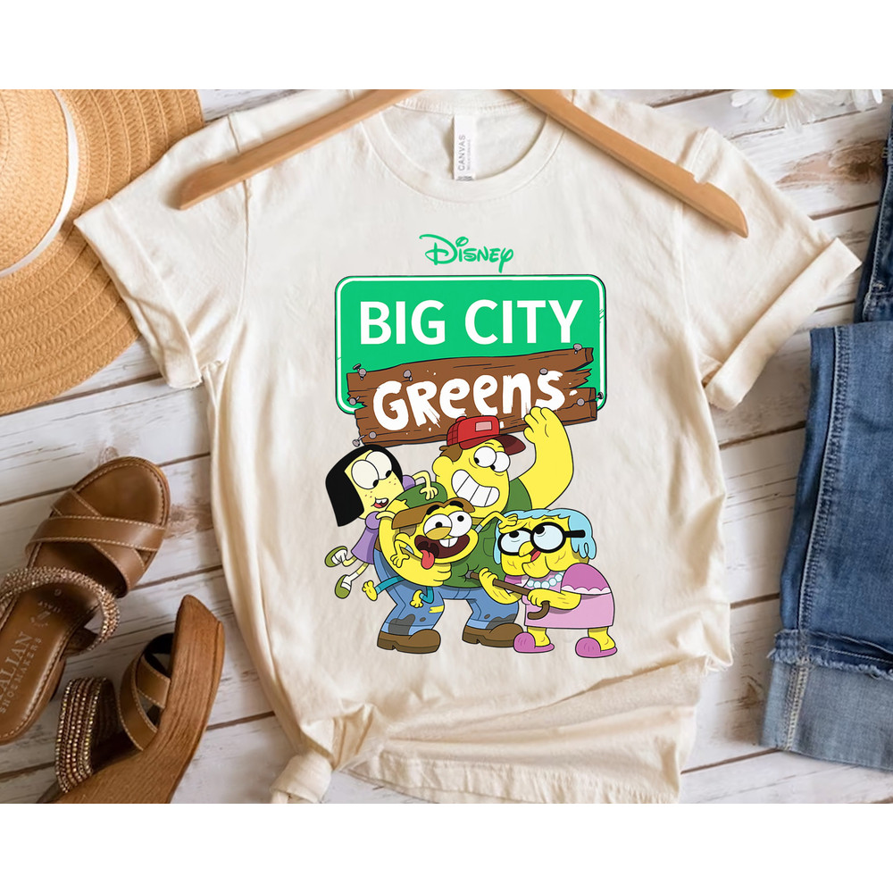 Disney Channel Big City Greens Characters Group Shot Shirt, Magic Kingdom Holiday Unisex T-shirt Family Birthday Gift Adult Kid Toddler Tee.jpg