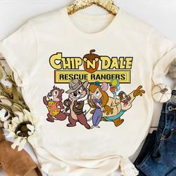 disney chip n dale goofy group rescue retro shirt, magic kingdom wdw holiday trip unisex t