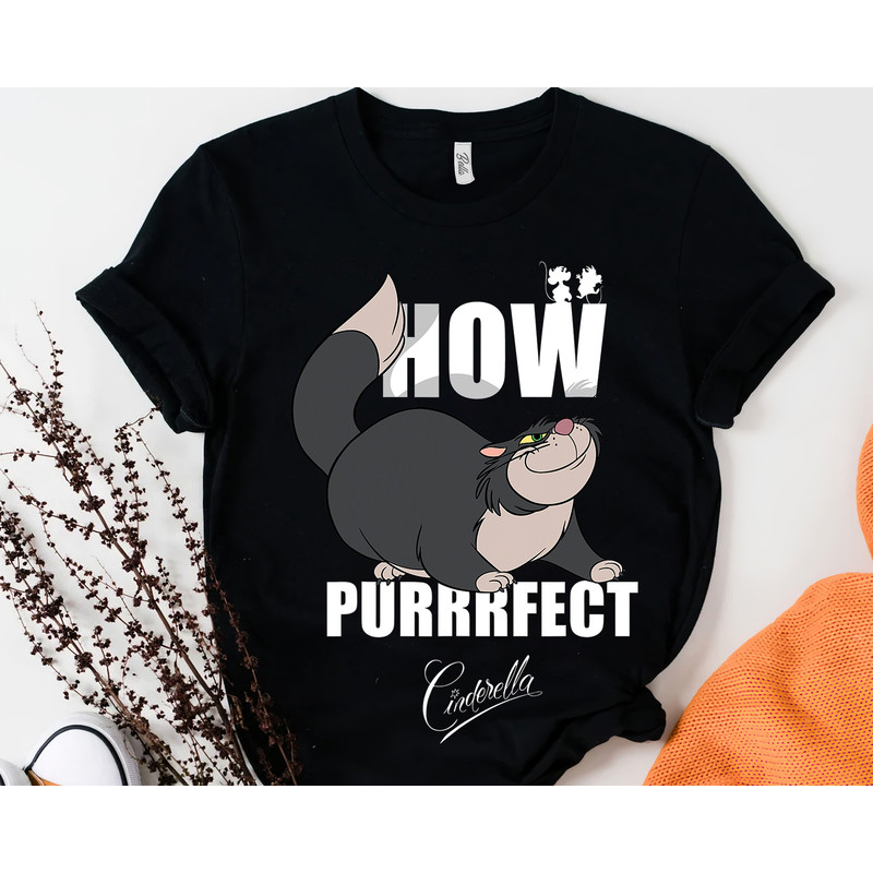 Disney Cinderella Lucifer How Purrrfect Vintage T-Shirt Unisex Adult T-shirt Kid shirt Gift for Birthday Hoodie Sweatshirt Toddler Tee.jpg