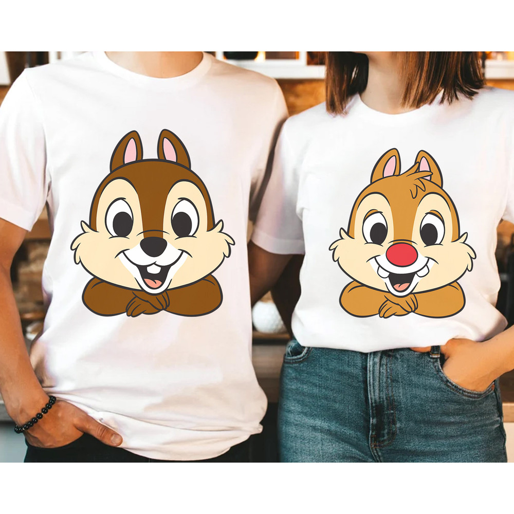 Disney Couples Chip n Dale Double Trouble Custom Shirt, Magic Kingdom WDW Holiday Unisex T-shirt Family Birthday Gift Adult Kid Toddler Tee.jpg