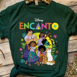 disney encanto group shot kids luisa maribel antonio isabel shirt, magic kingdom unisex t-