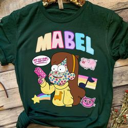 disney gravity falls mabel pines craft styles retro shirt, magic kingdom wdw trip unisex t