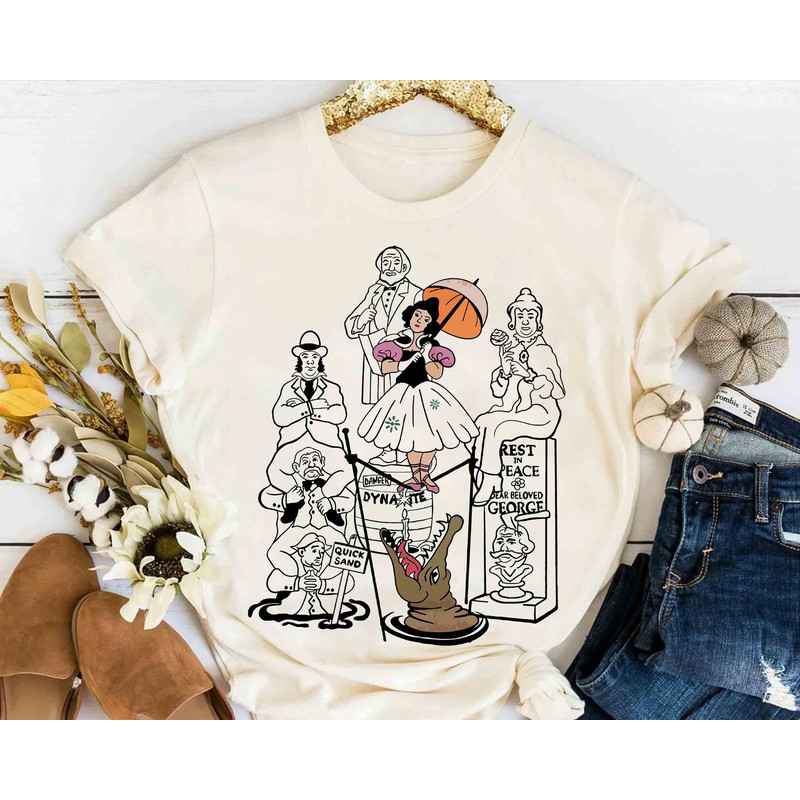 Disney Haunted Mansion Tightrope Walker Shirt, Tightrope Girl Halloween Tee, Magic Kingdom Disneyland Trip Mickey Not So Scary Party Holiday 1.jpg