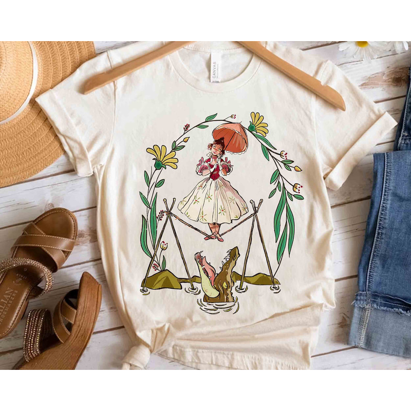 Disney Haunted Mansion Tightrope Walker Shirt, Tightrope Girl Halloween Tee, Magic Kingdom Disneyland Trip Mickey Not So Scary Party Holiday.jpg