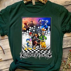 disney kingdom hearts throne donald and goofy shirt, magic kingdom holiday trip unisex t-s