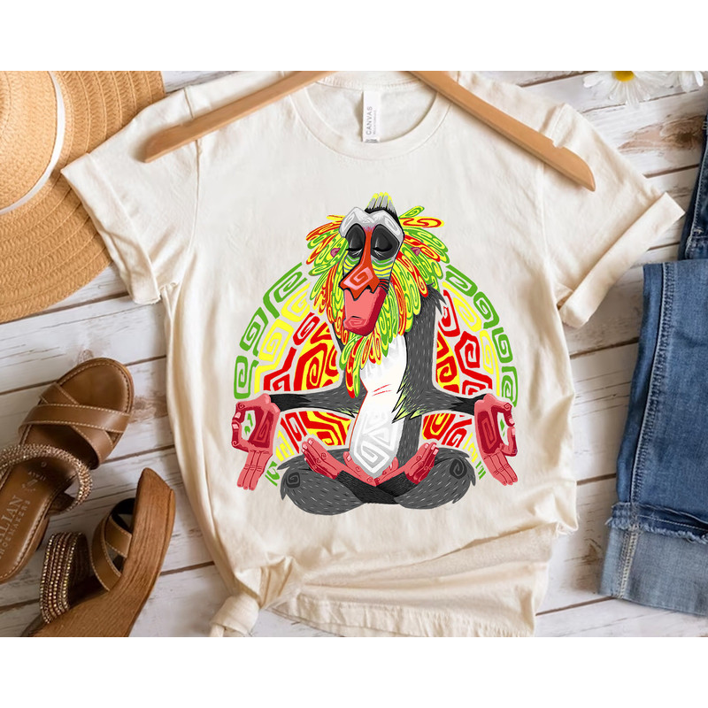 Disney Lion King Rafiki Geometric Rainbow Graphic Shirt, Magic Kingdom WDW Holiday Unisex T-shirt Family Birthday Gift Adult Kid Toddler Tee.jpg