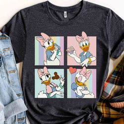 disney mickey and friends cute daisy duck emotion shirt, wdw magic kingdom holiday unisex
