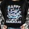 Disney Mickey and Friends Happy Hanukkah 2024 Costume T-shirt, Festival of Lights Party Matching Tee, Disneyland Vacation Family Trip Gift.jpg