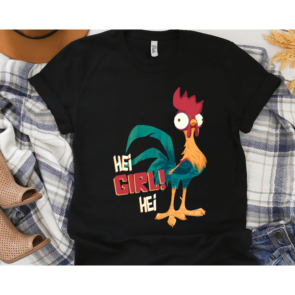 Disney Moana Hei Hei Chicken Hei Girl Hei T-Shirt Unisex Adult T-shirt Kid shirt Gift for Birthday Hoodie Sweatshirt Toddler Tee.jpg