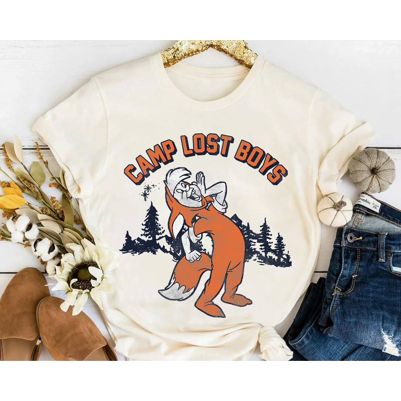 Disney Peter Pan Funny Camp Lost Boys Retro Shirt, Magic Kingdom WDW Holiday Unisex T-shirt Family Birthday Gift Adult Kid Toddler Tee.jpg