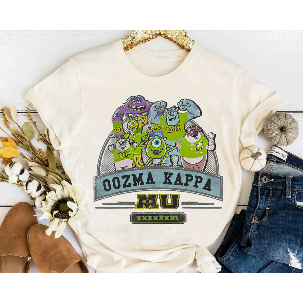 Disney Pixar Monsters University Oozma Kappa Group Retro Shirt, WDW Magic Kingdom Unisex T-shirt Family Birthday Gift Adult Kid Toddler Tee.jpg