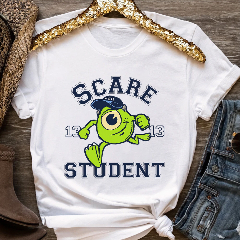 Disney Pixar Monsters University Scare Student Mike Unisex T-shirt Birthday Shirt Gift For Men Women Kid Hoodie Sweatshirt Toddler Shirt.jpg