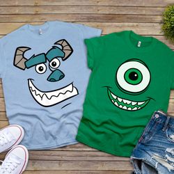 disney pixar monters james p. sullivan, mike wazowski unisex t-shirt birthday shirt gift