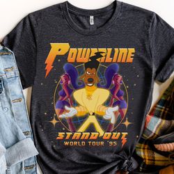 disney powerline stand out tour 94 shirt, vintage goofy movie powerline shirt, powerline s
