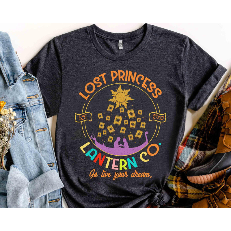 Disney Tangled Rapunzel Lost Princess Lantern Co Est 2010 Retro Shirt, WDW Magic Kingdom Unisex T-shirt Family Birthday Gift Adult Kid Tee 1.jpg