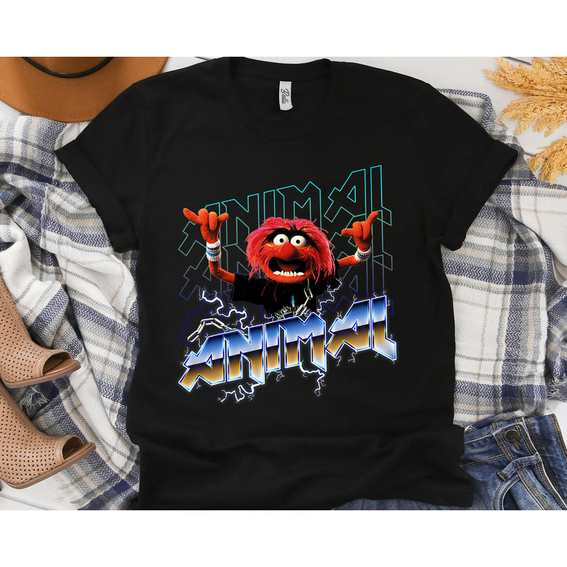 Disney The Muppets Animal Rock Portrait Gonzo T-Shirt Unisex T-shirt Birthday Shirt Gift For Men Women Kid Hoodie Sweatshirt Toddler Shirt.jpg