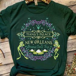 disney the princess and the frog tianas palace poster retro shirt, tiana princess wdw mag