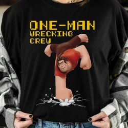 disney wreck it ralph 2 wrecking crew graphic t-shirt unisex adult t-shirt kid shirt gift
