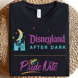 disneyland after dark pride nite shirt, pride month 2024 lgbt tee, disney gay days rainbow
