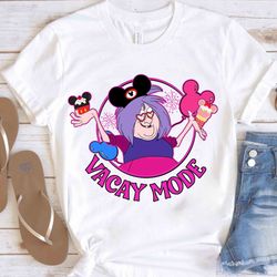 funny disney villains madam mim vacay mode mickey balloon shirt, wdw magic kingdom unisex