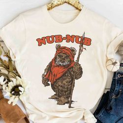 funny wicket ewok endor nub nub retro shirt, star wars celebration may the 4th be with you