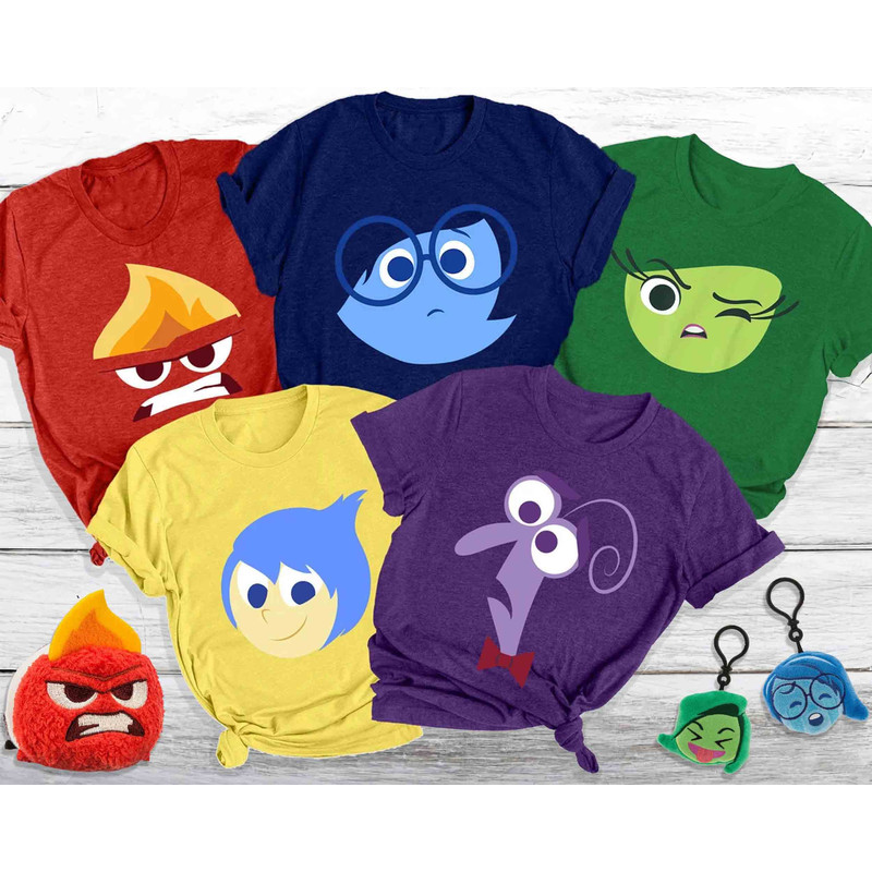 Inside Out Characters Big Face Halloween Cosplay Family Matching Shirt, Mickey's Not So Scary Party Tee, Disneyland Vacation Holiday Gift.jpg