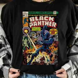 marvel black panther vintage comic book wakanda forever unisex t-shirt birthday shirt gift