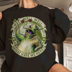 oogie boogie well well well what have we here shirt, disney jack and sally tee oogie boogi