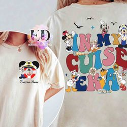 personalized mickey, friends in my cruise era t-shirt, custom name disney cruise line 202