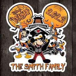 personalized mickey and friends halloween magnets cruise ship stateroom doors, disney crui
