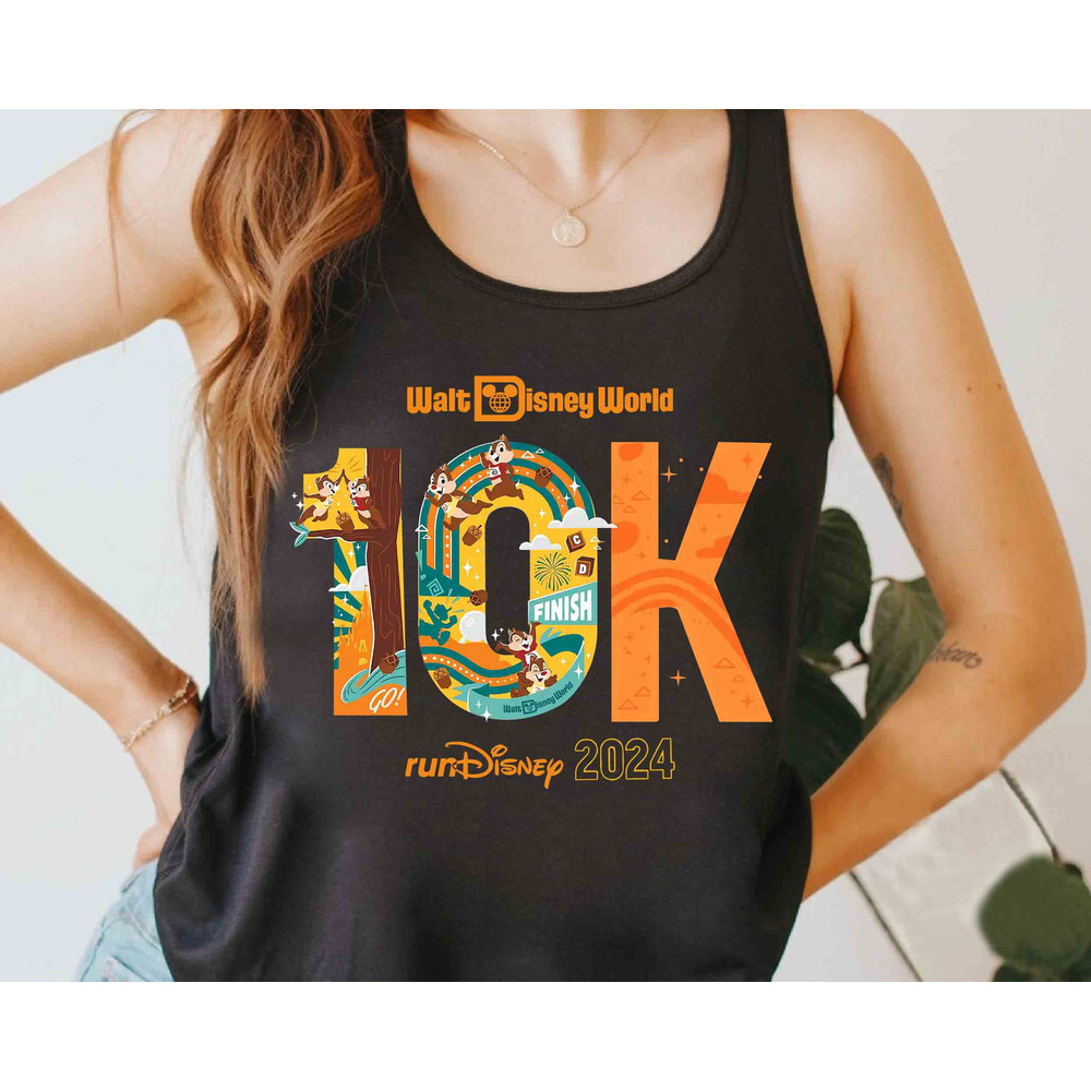 RunDisney Chip and Dale 10K Running Tank Top , Disney Wine & Dine Halft Marathon Weekend 2024 Tee, WDW Disneyland Family Vacation Gift Shirt.jpg