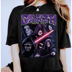 Star Wars Darth Sidious Classic Portrait Star Wars Fans Unisex T-shirt Birthday Shirt Gift