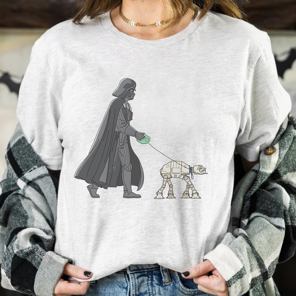 Star Wars Darth Vader AT-AT Walker Shirt, Galaxy's Edge Trip, Unisex T-shirt Family Birthday Gift Adult Kid Toddler Comfort Colors Tee.jpg