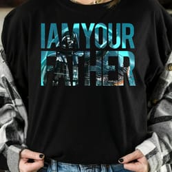 star wars darth vader i am your father graphic shirt, galaxys edge holiday trip unisex t