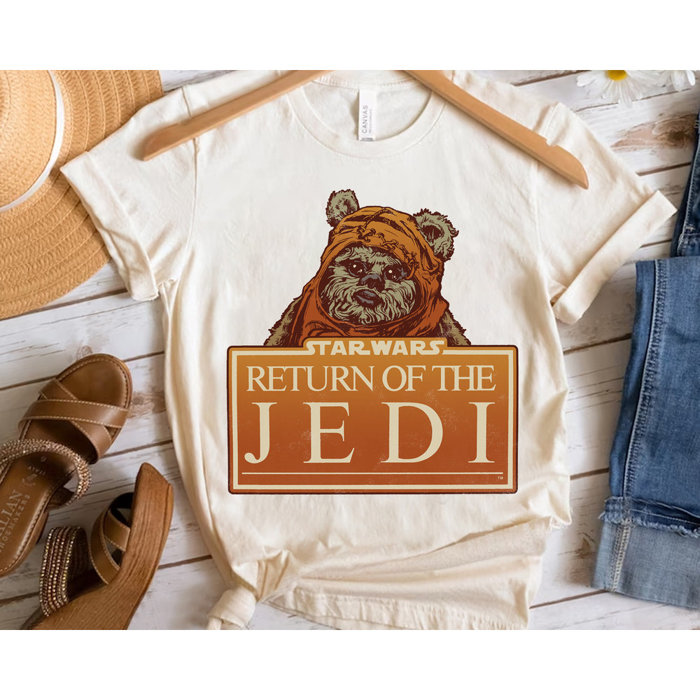 Star Wars Ewok The Return Of The Jedi Portrait Shirt, Galaxy's Edge Holiday Trip Unisex T-shirt Family Birthday Gift Adult Kid Toddler Tee.jpg