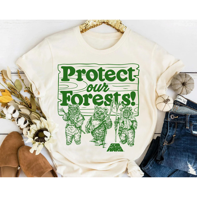 Star Wars Ewoks Protect Our Forests Camp Graphic Unisex T-shirt Birthday Shirt Gift For Men Women Kid Hoodie Sweatshirt Toddler Shirt.jpg