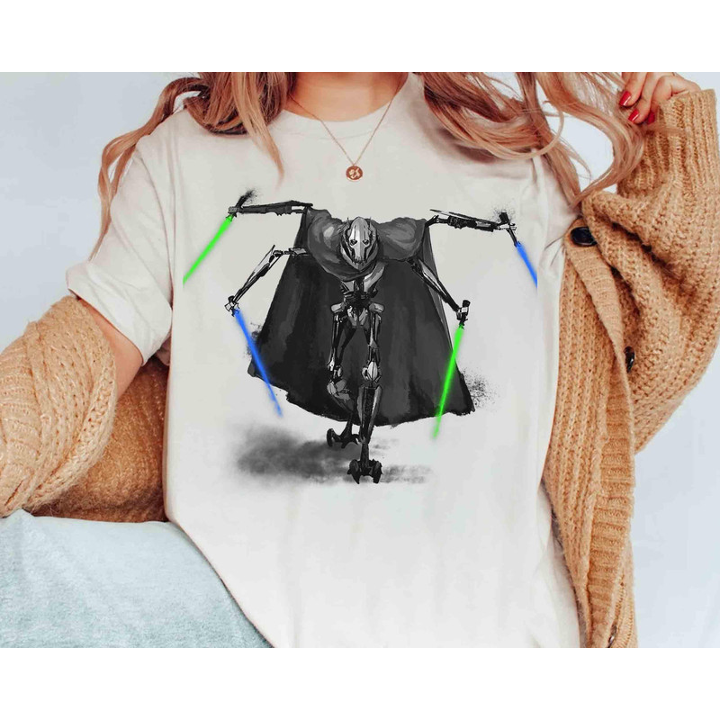 Star Wars Revenge of the Sith General Grievous T-Shirt T-Shirt Unisex Adult T-shirt Kid shirt Gift for Birthday Hoodie Toddler Tee.jpg