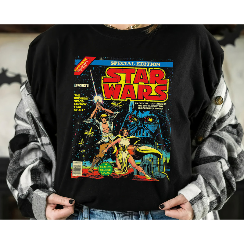 Star Wars Special Edition Comics Book Vintage Shirt, Galaxy's Edge Holiday Trip Unisex T-shirt Family Birthday Gift Adult Kid Toddler Tee.jpg