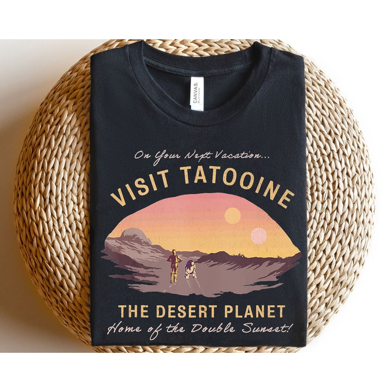 Star Wars Visit Tatooine The Desert Planet Retro Shirt, Galaxy's Edge Holiday Trip Unisex T-shirt Family Birthday Gift Adult Kid Toddler Tee.jpg